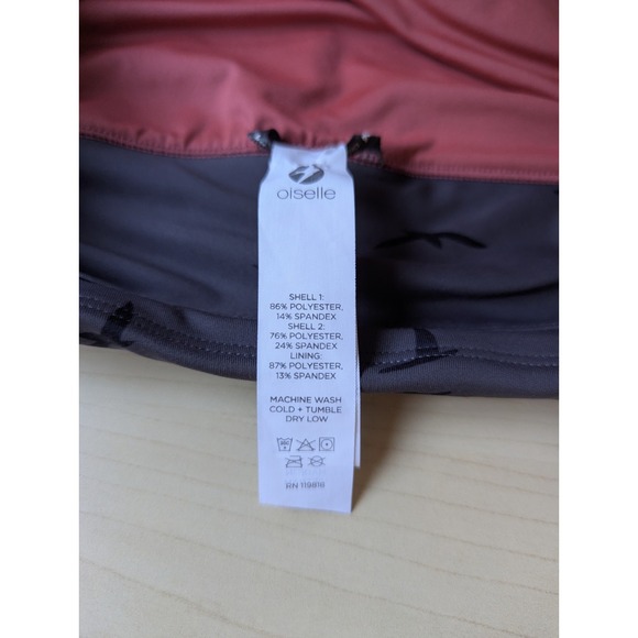 Oiselle Max Roga Jogger running Shorts Sz 4 Pink Red Short Gym Lined - Picture 7 of 13